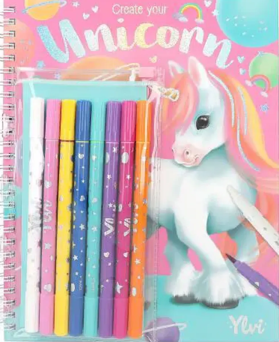 YLVI ALBUM A COLORIER AVEC SET CRAYONS