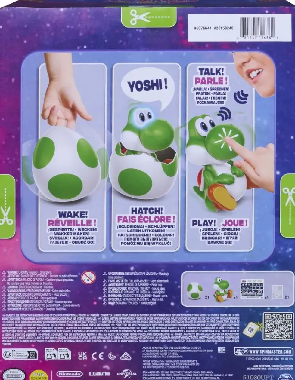 YOSHI INTERACTIF A FAIRE ECLORE HATCHIN YOSHI