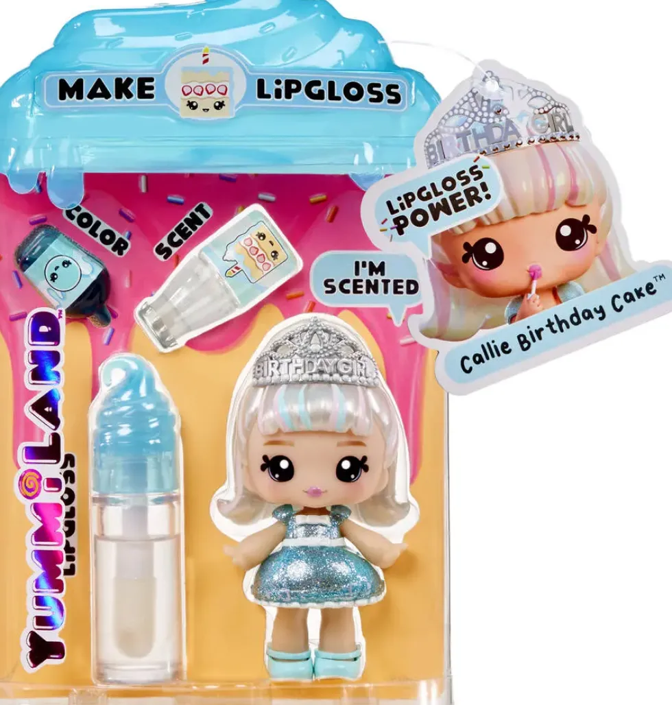 YUMMILAND - POUPEE CALLIE GATEAU D'ANNIVERSAIRE ET GLOSS