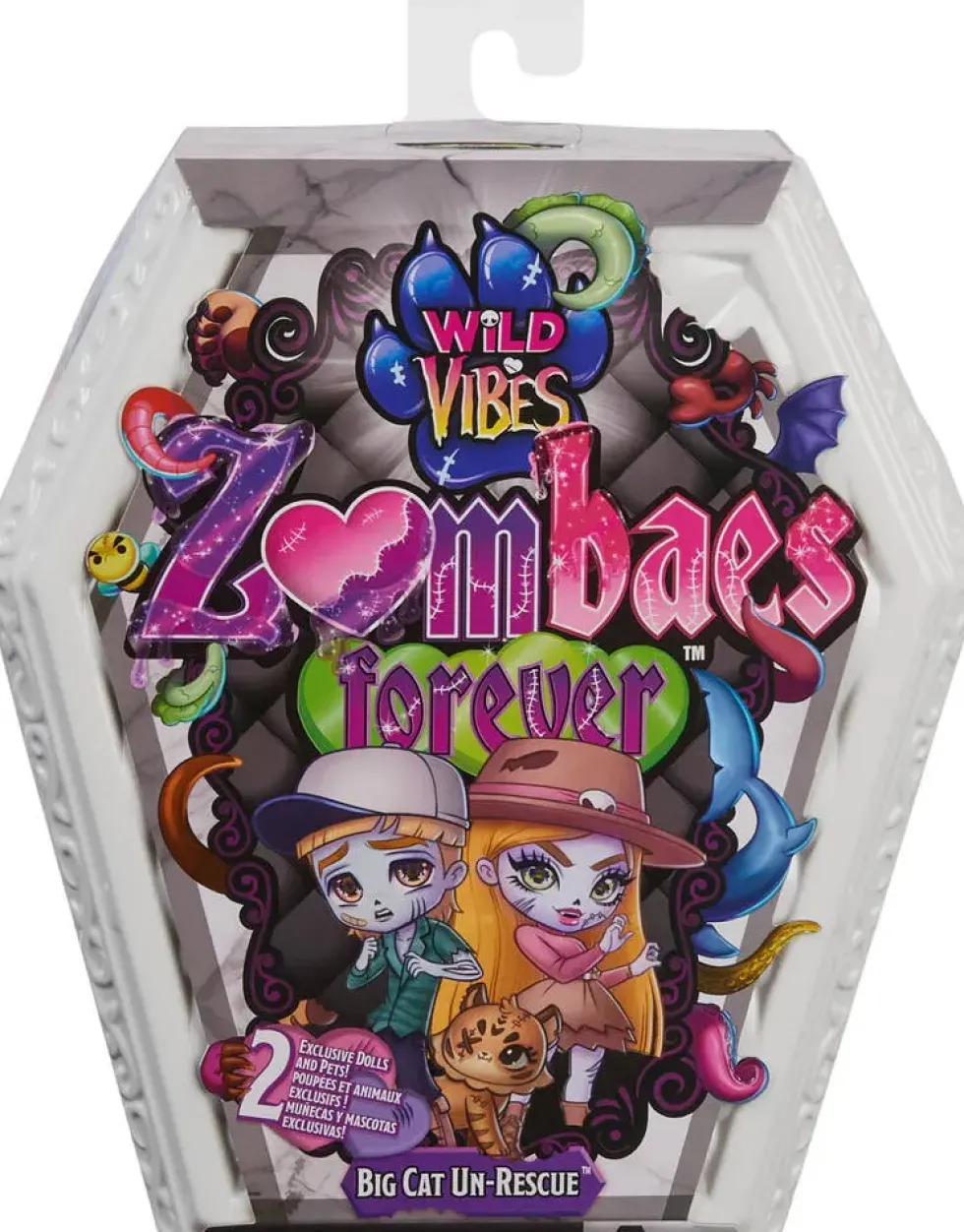 ZOMBAES WILD VIBES - PACK DE 2 WILD VIBES BIG CAT UN-RESCUE