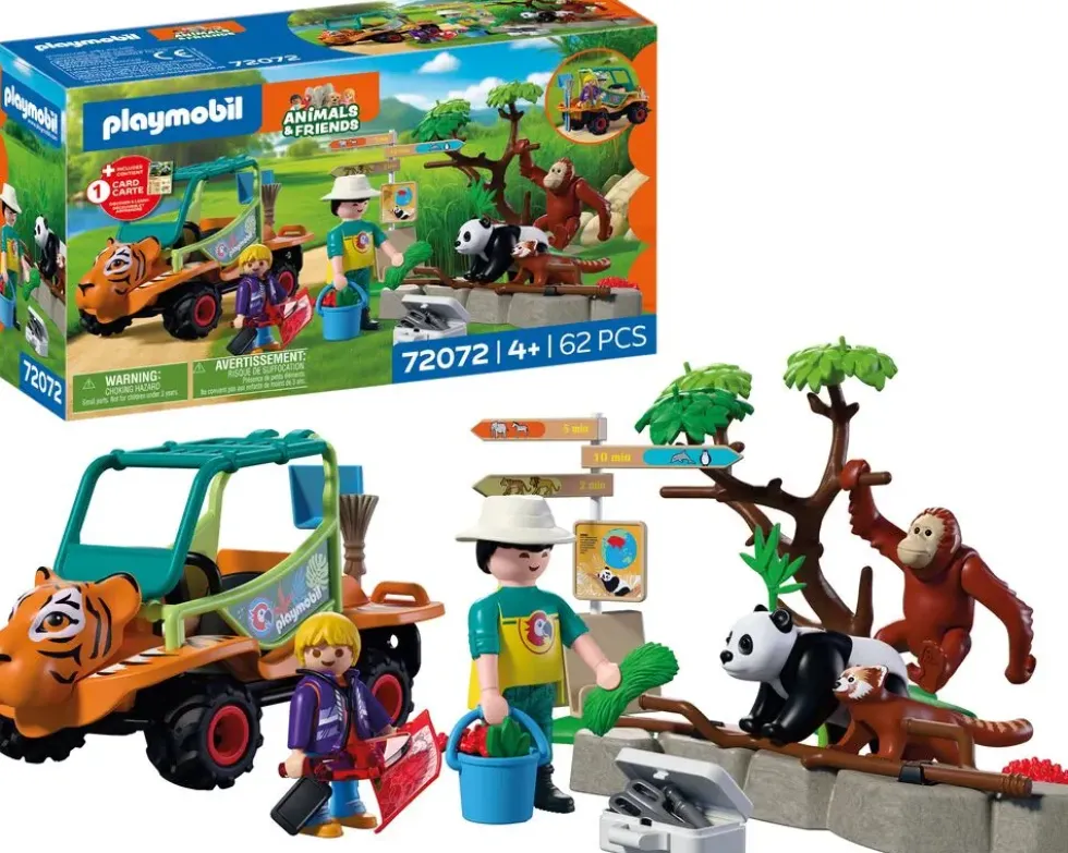 ZOO : GARDIEN DE ZOO ET VEHICULE 72072