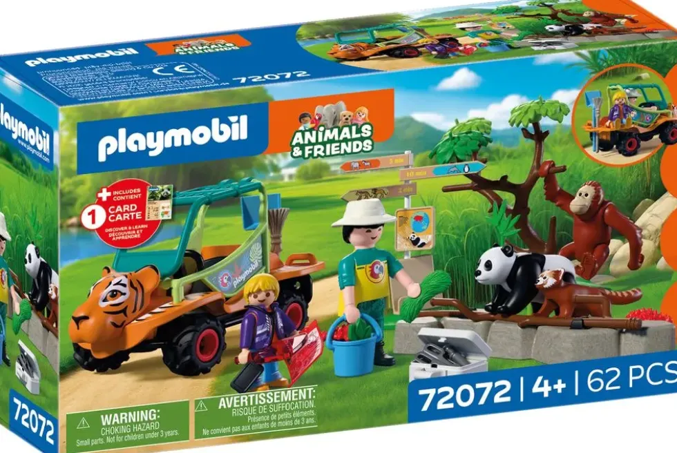 ZOO : GARDIEN DE ZOO ET VEHICULE 72072